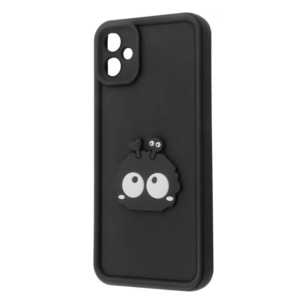 Защитный чехол PRC Pretty Things Case с рельефным дизайном для Samsung Galaxy A06 Black/Eyes