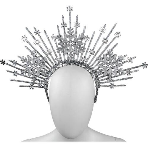 Обруч Снежная феерия New SETA Decor 21-635SL-1