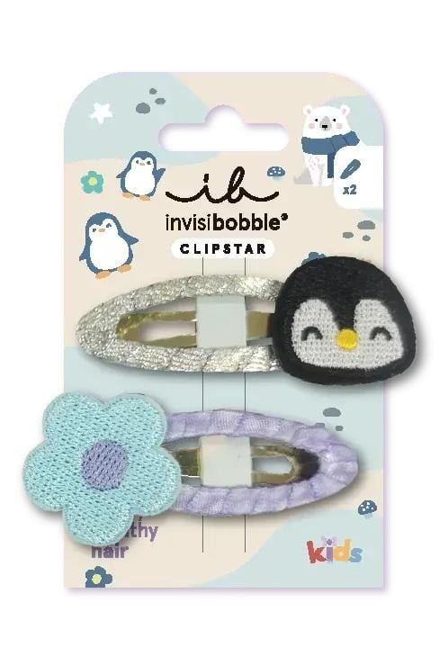 Заколка для волос invisibobble SNAP CLIP KIDS Polar Penguin