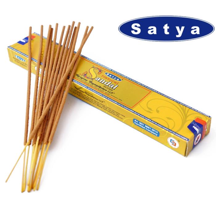 Аромапалочки Satya Natural Sandal Натуральный Сандал 15 г - фото 2 Аромапалочки Satya Natural Sandal Натуральный Сандал 15 г - фото 2