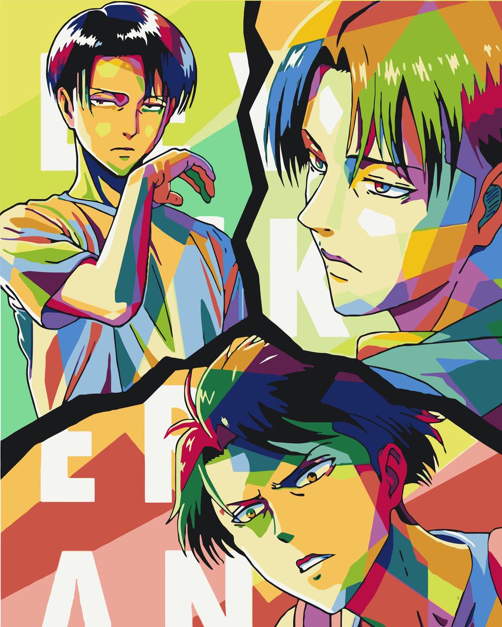 Картина за номерами ORIGAMI аніме Атака на титанів 40х50 см (LW20060)