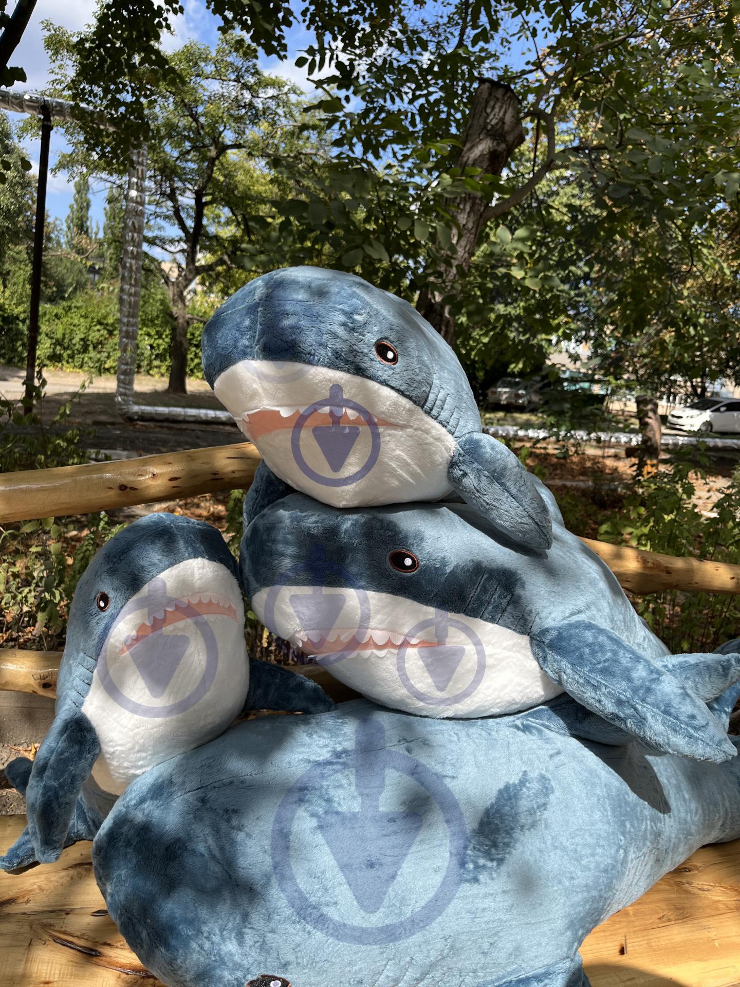 Мягкая игрушка-подушка Акула из ikea 80 см - фото 2 Мягкая игрушка-подушка Акула из ikea 80 см - фото 2