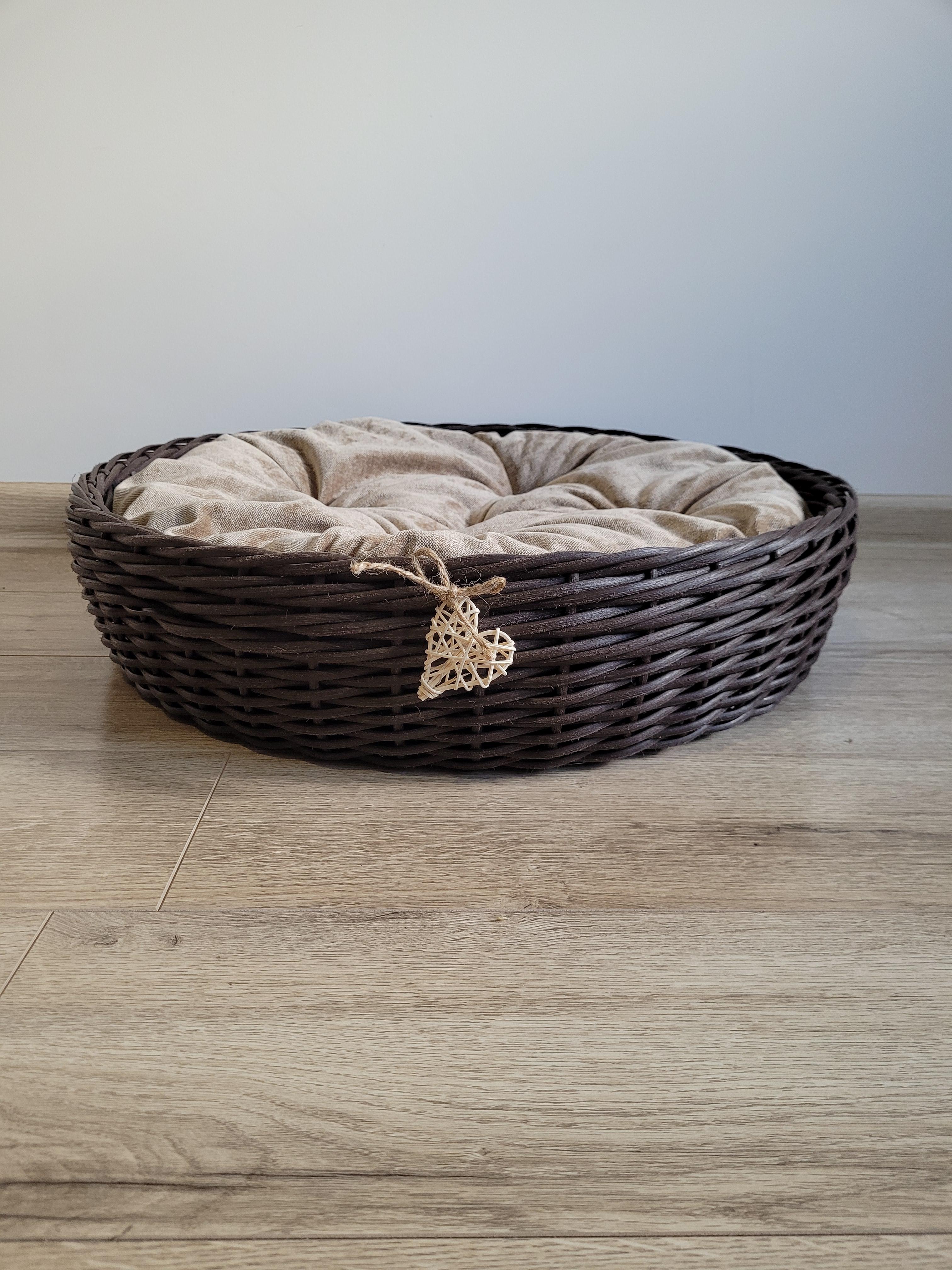 Лежак для животных из искусственного ротанга ручной работы M Венге (331006) - фото 2 Лежак для животных из искусственного ротанга ручной работы M Венге (331006) - фото 2