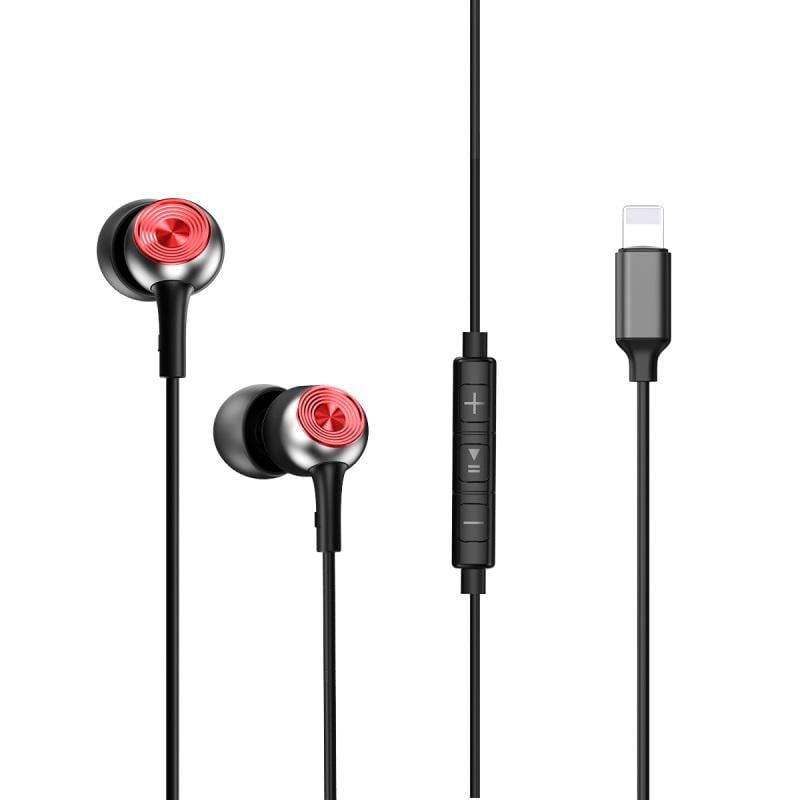 Наушники BASEUS P02 Encok Lightning Call Digital 1.2м черные