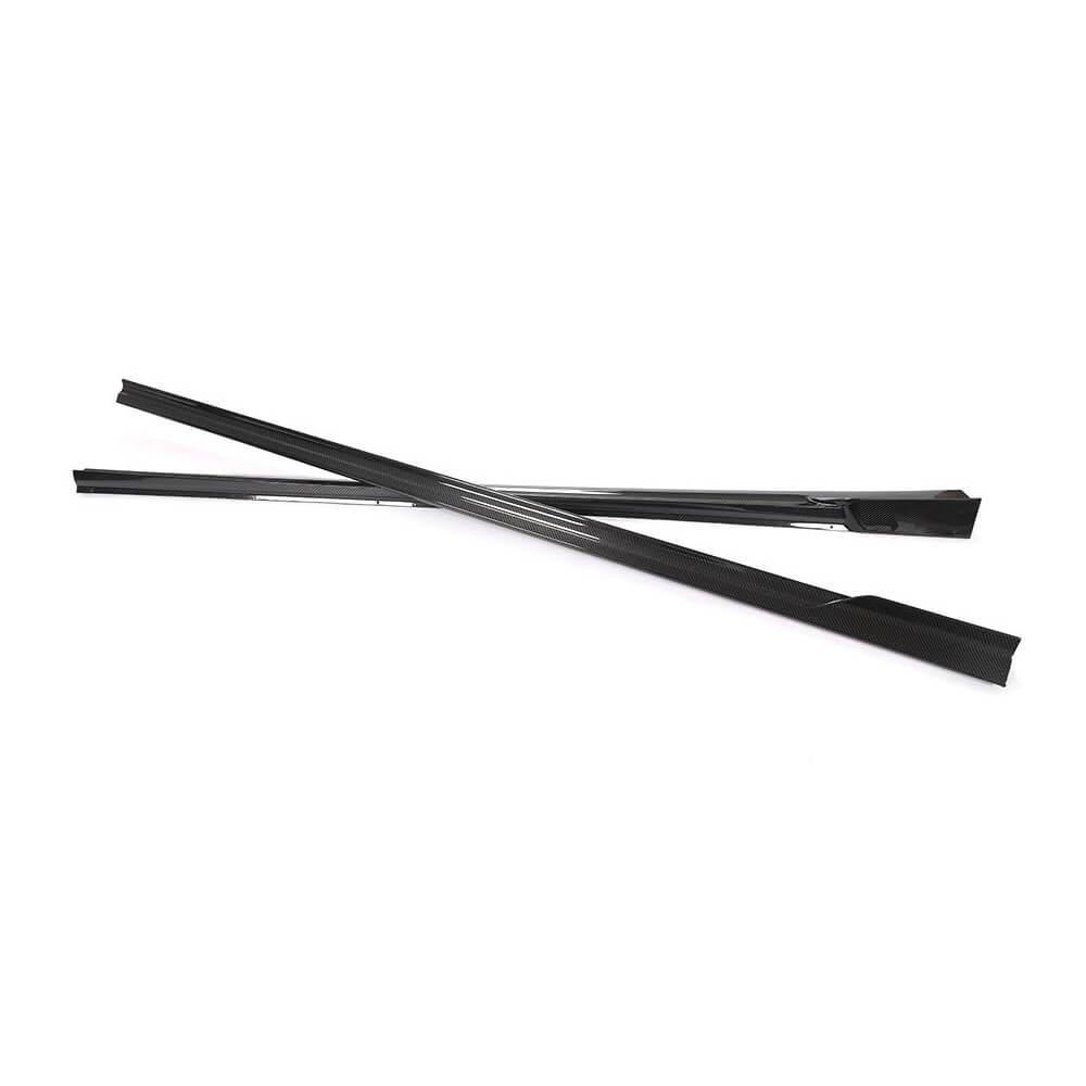 Боковые пороги DDCarbon V2 для Base/S/S Q4/Diesel/250 Diesel для Maserati Ghibli 2013-2023 гг. натуральный карбон (153593)