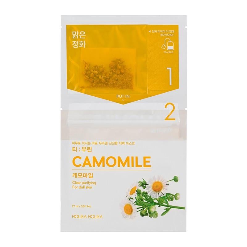 Маска для обличчя Holika Holika Tea Bag Mask Camomile Ромашка заспокійлива 27 мл (8806334380519)