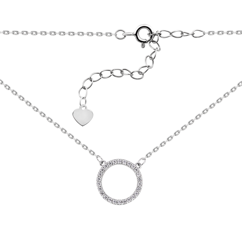 Браслет срібний з блакитним кварцом і фіанітами