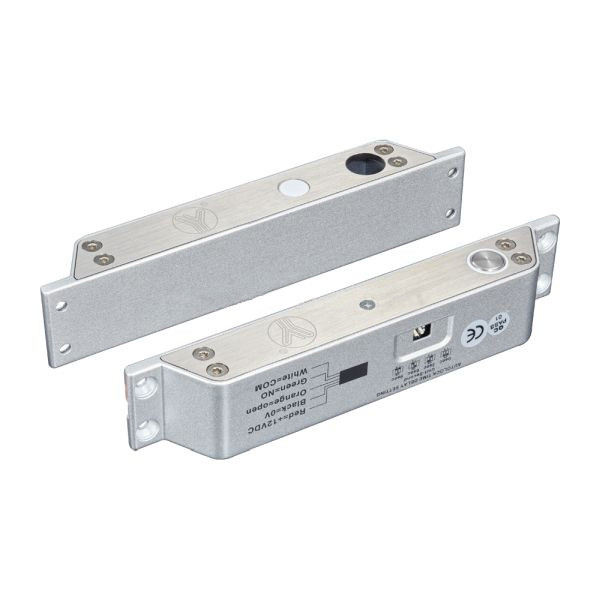 Замок електроригельний VOLTRONIC YB-500IN LED накладний для дверей 1000 кг сталевий з таймером (9479)