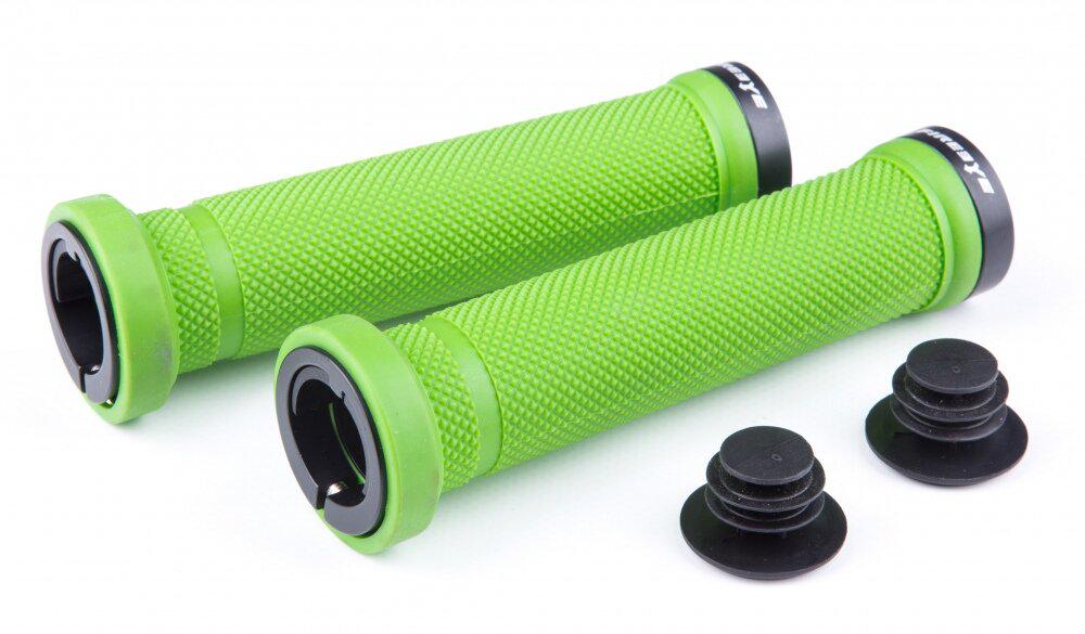 Ручки керма FireEye Stripper No.2 140 мм з замками Зелений (FE_STRIP_NO2_GN)