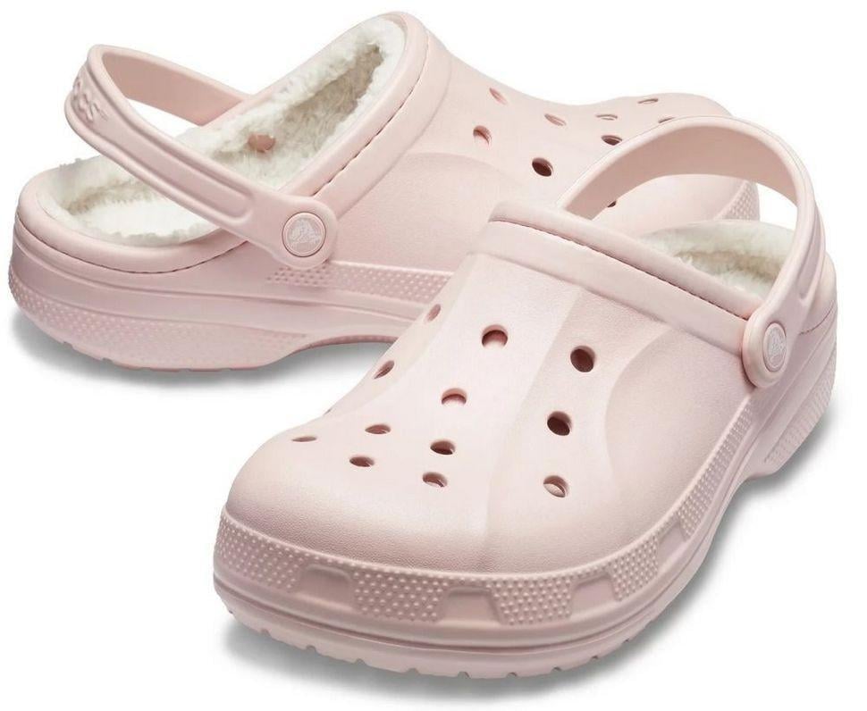 Сабо жіночі утеплені Crocs Ralen Lined Clog Cotton Candy Oatmeal р. 42-43 Рожевий (12695)