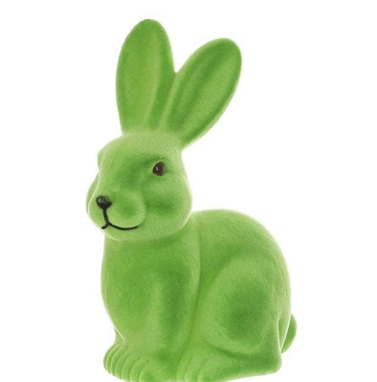 Фигурка пластиковая Кролик флок 23 см (42130)