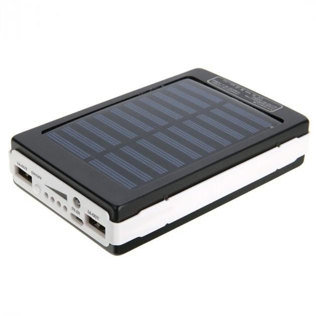 Повербанк Solar 90000 mAh мобильное зарядное с солнечной панелью и лампой (9395547) - фото 4