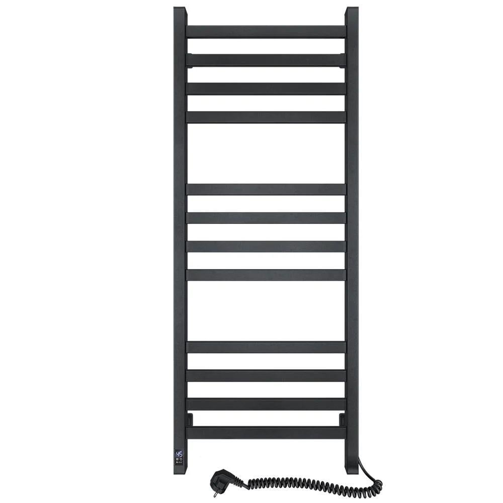 Полотенцесушитель электрический SANTAN Лестница Авангард Sensor правосторонняя 480х1200 мм Черный (323494)