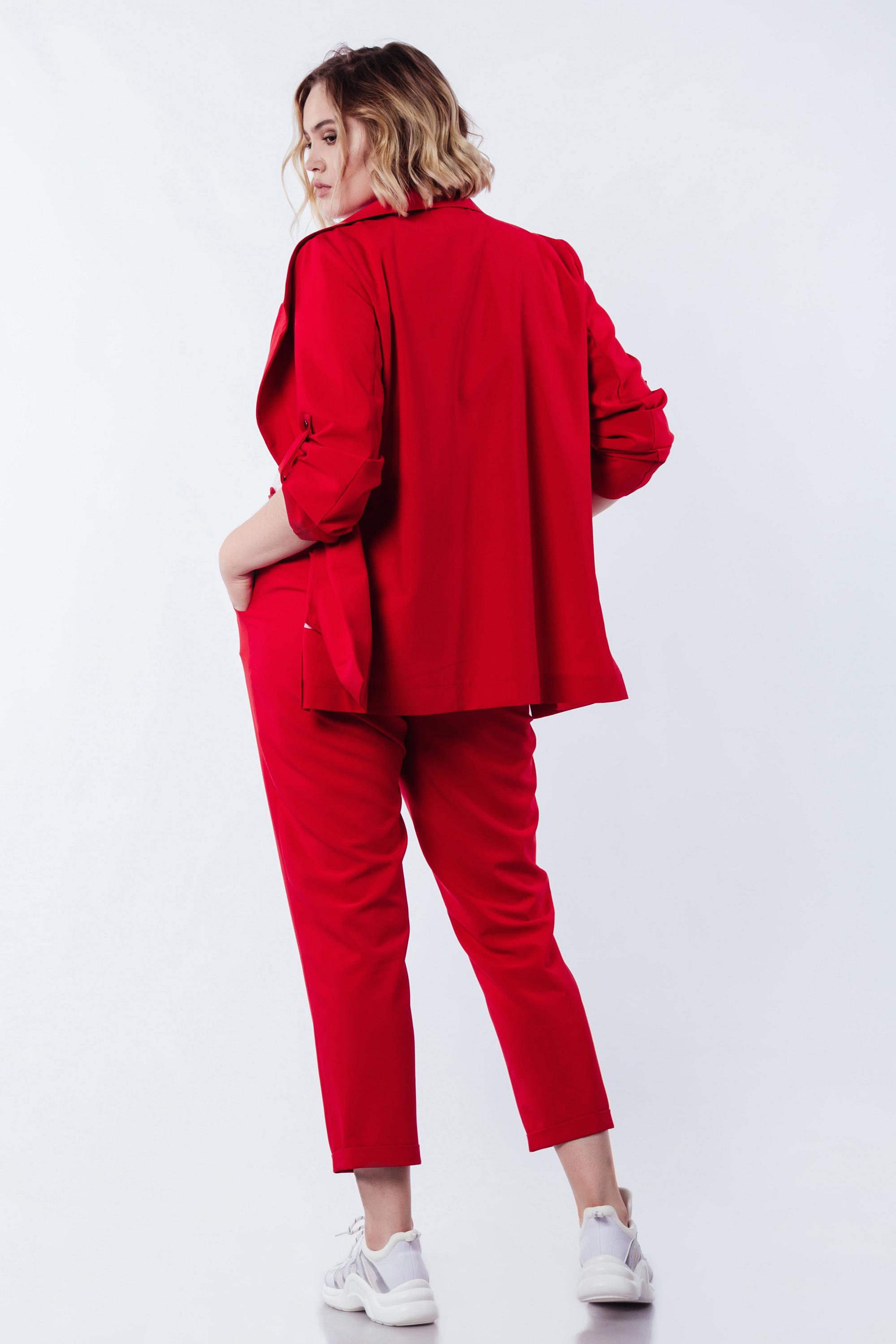 Жакет Lipar 1046/3 летний классический р. 52 Красный (16944926) - фото 2 Жакет Lipar 1046/3 летний классический р. 52 Красный (16944926) - фото 2