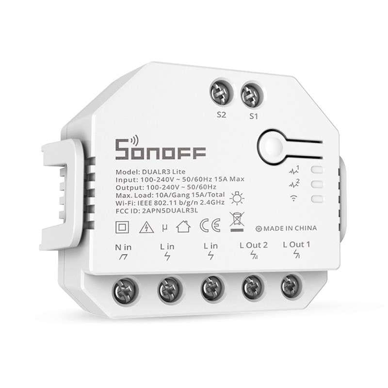 Смарт-переключатель Sonoff Wi-Fi с двойным реле