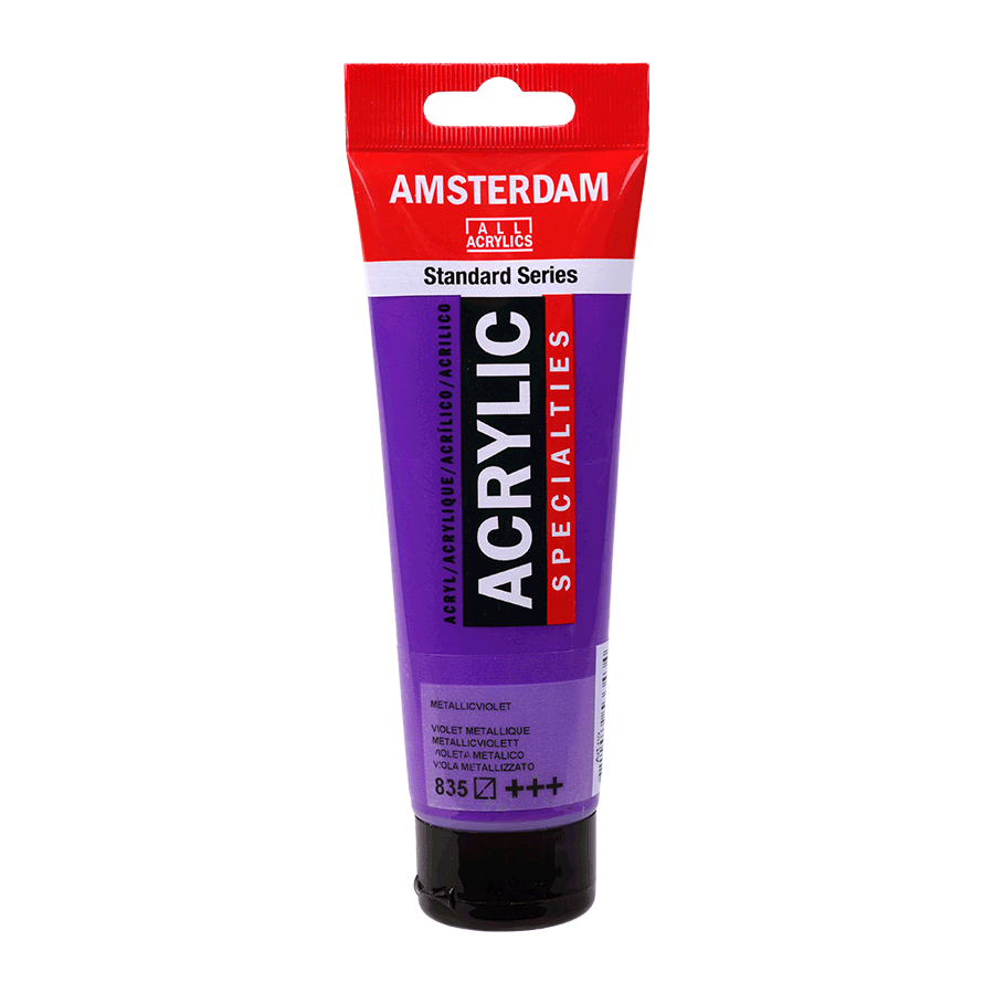 Акриловая краска Amsterdam Royal Talens 120 мл 835 Фиолетовый металлик (Az1-8712079533434)