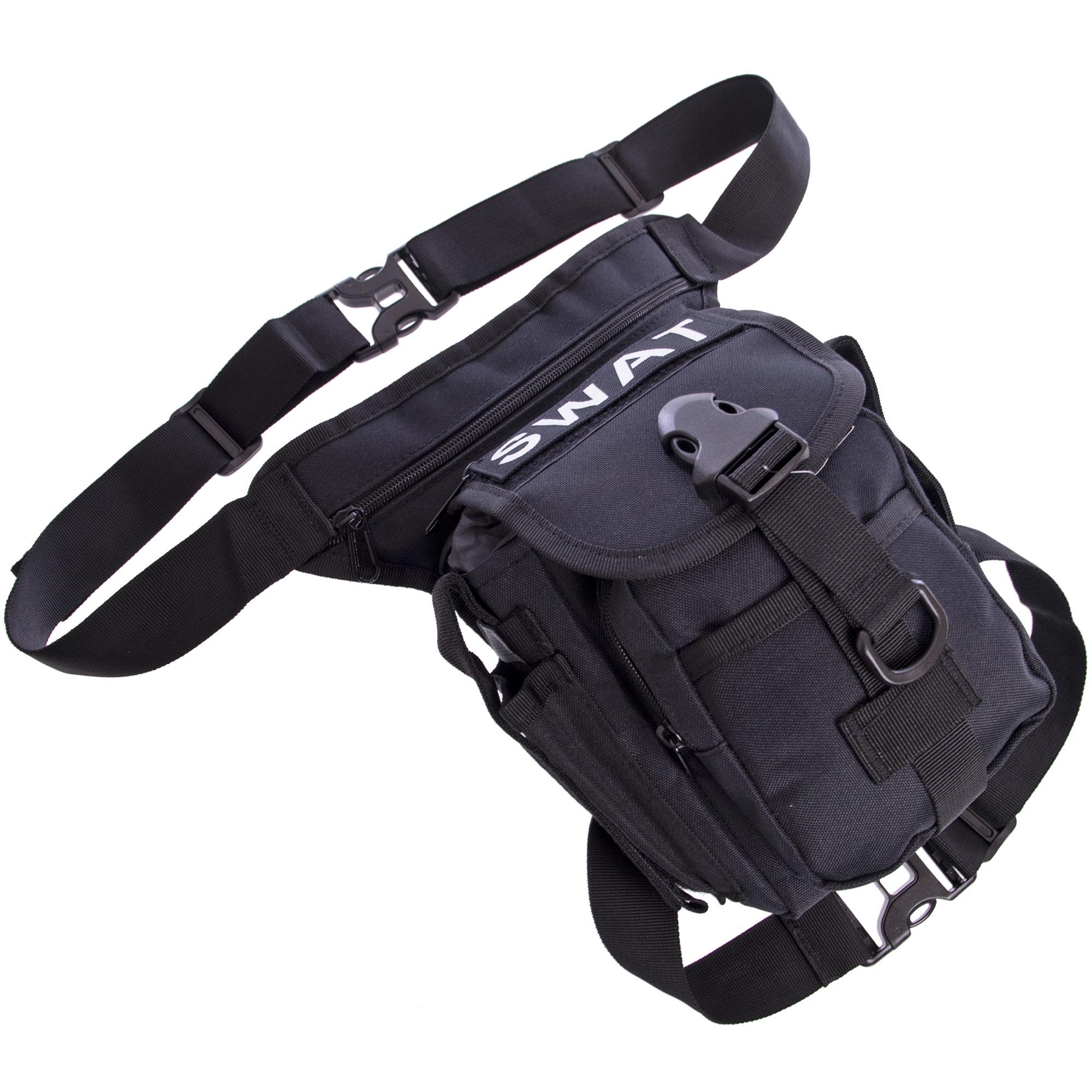 Сумка на бедро SILVER KNIGHT SWAT TY-229 28х27х10 см 7 л Черный