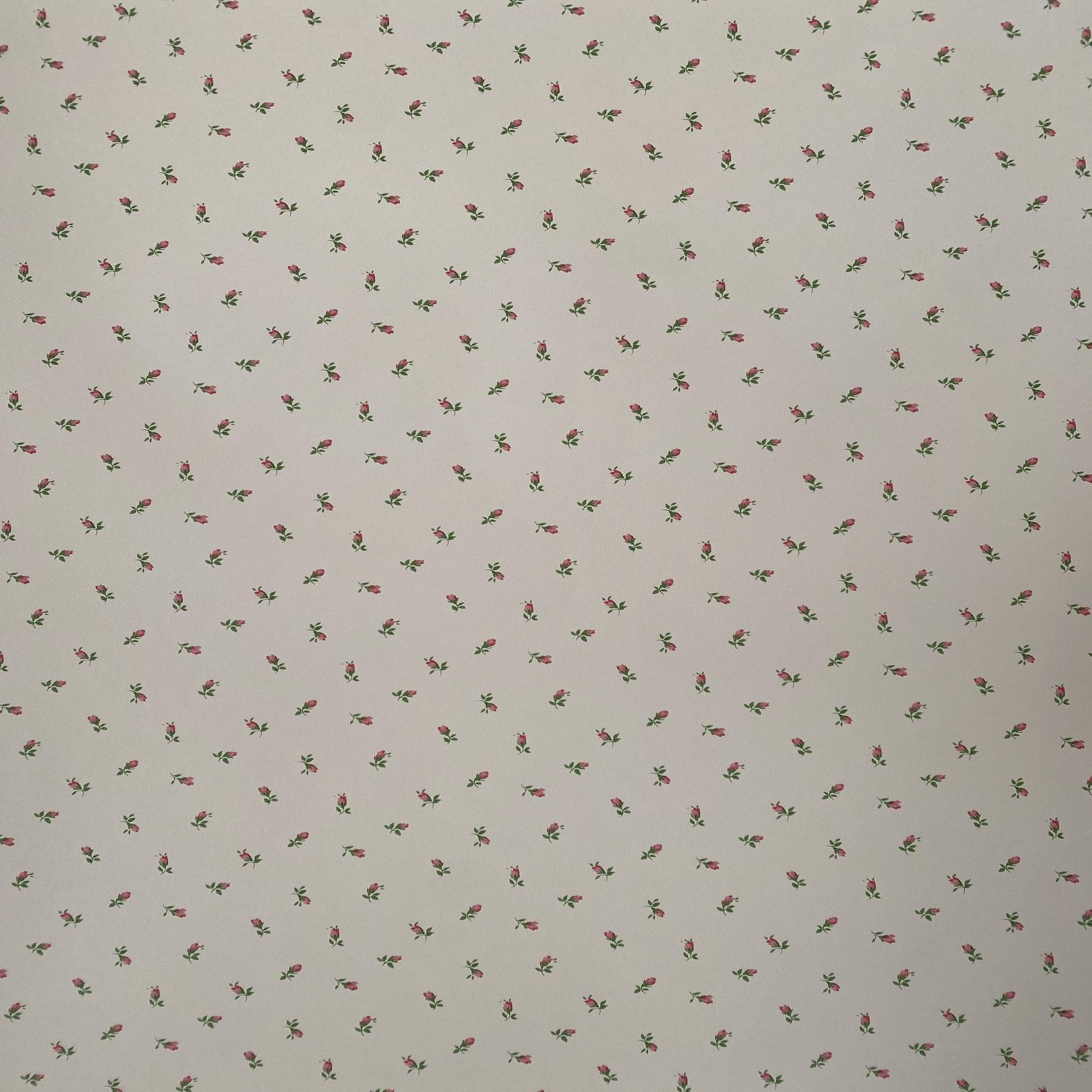 Обои виниловые на бумажной основе Limonta Gardena 54715 Зеленый Розы на бумажной основе