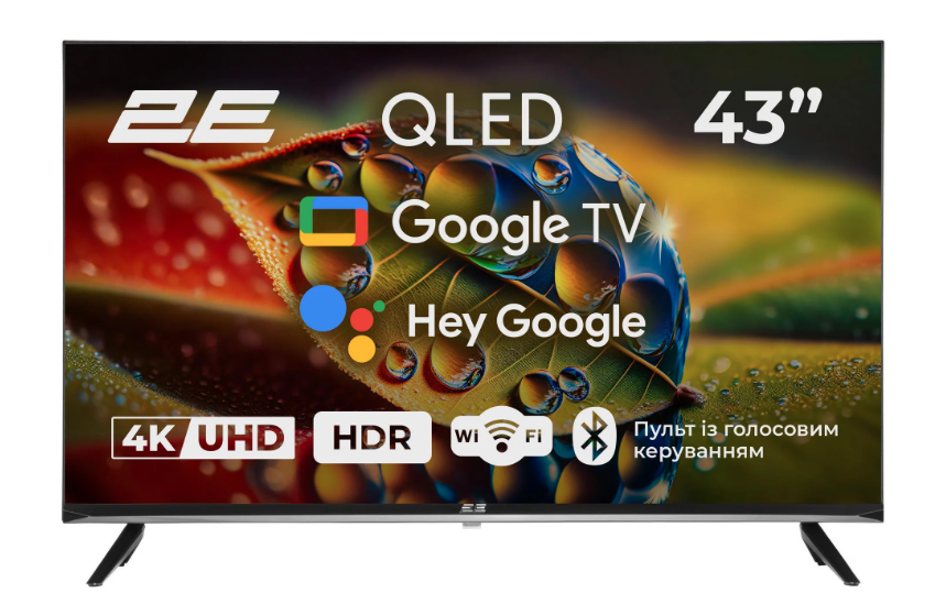 Телевизор 2E 43A77Q Google TV SmartTV QLED (26449653)