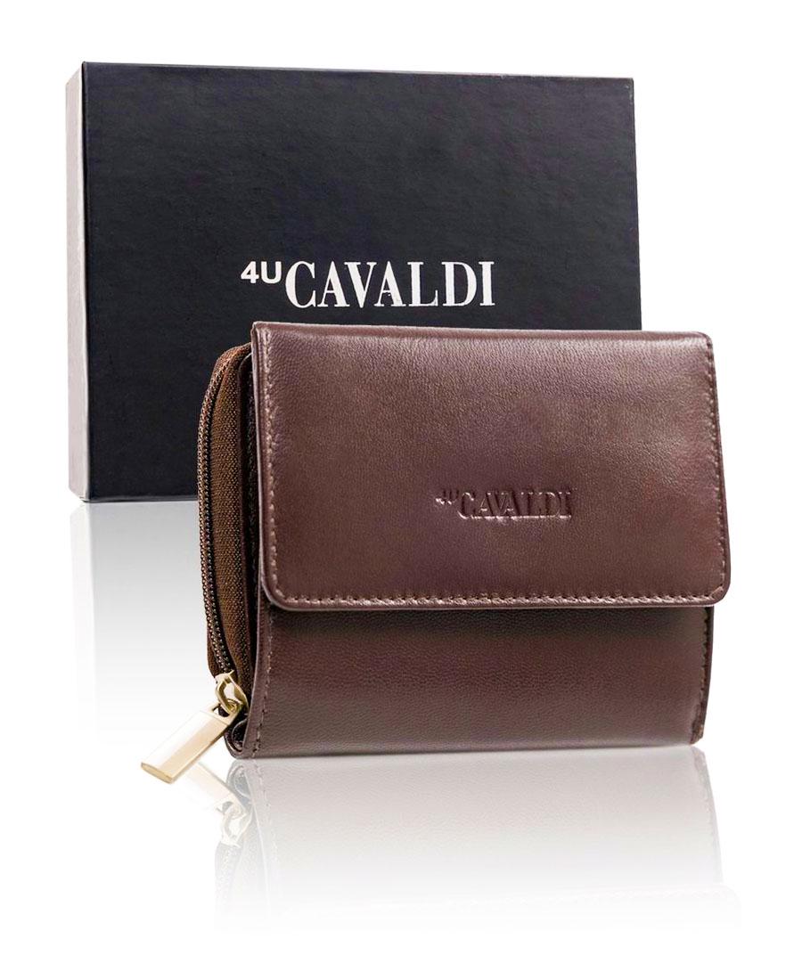 Кошелек женский кожаный 4U CAVALDI RD-DB-09-GCL-7207 Коричневый