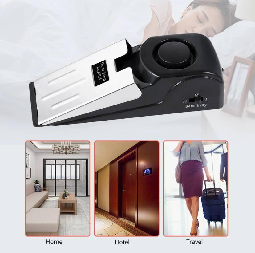 Сигнализация для дверей Door Stop Alarm Черный 1122112 - фото 6