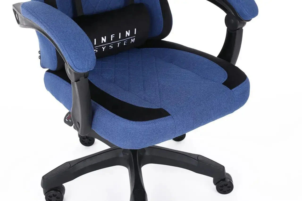 Игровое кресло INFINI SYSTE ткань Синий (INFINI_SYSTEM _BLUE_2) - фото 7 Игровое кресло INFINI SYSTE ткань Синий (INFINI_SYSTEM _BLUE_2) - фото 7