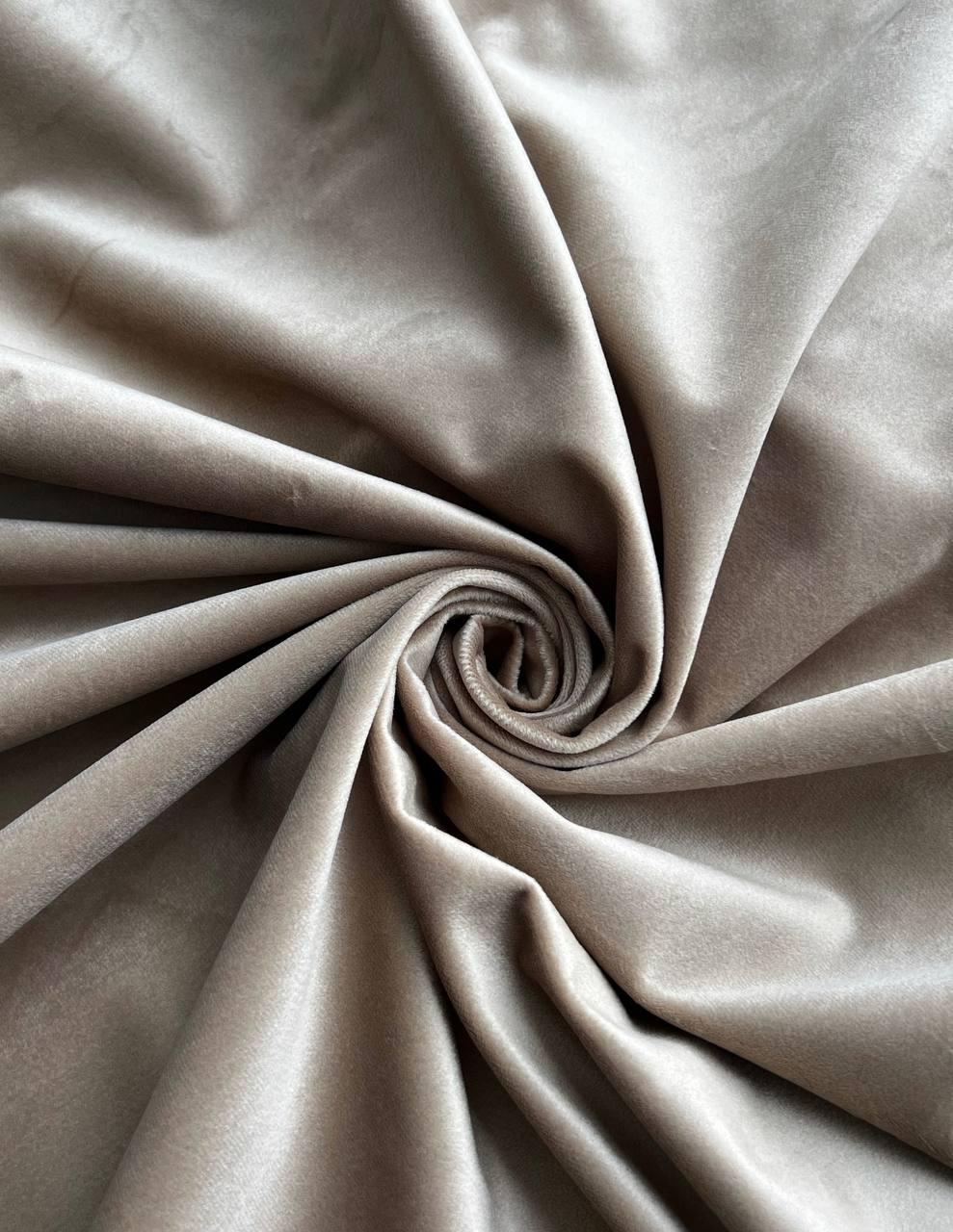 Штора велюрова на тасьмі 6 см 250х270 см Золотистий (SB-01-11-Т43) - фото 3