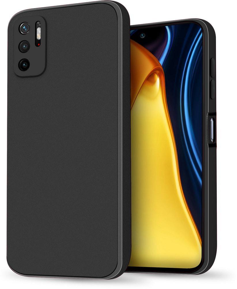 Силиконовый чехол HardCorner Xiaomi Poco M3 Pro 5G (с микрофиброй) Black (34854-2B)