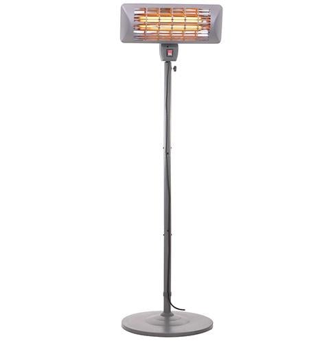 Обогреватель уличный кварцевый для террасы/патио на штативе 2000 Вт Серый - фото 1 Обогреватель уличный кварцевый для террасы/патио на штативе 2000 Вт Серый - фото 1