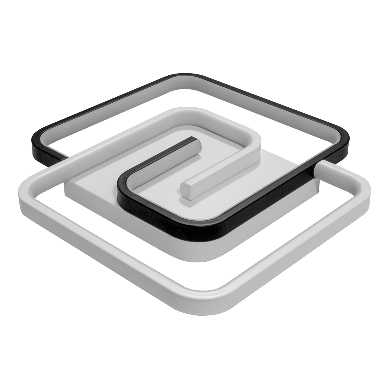 Світильник світлодіодний Aura 64S BW 64 W з пультом ДК Чорний/Білий (V6949662525107)