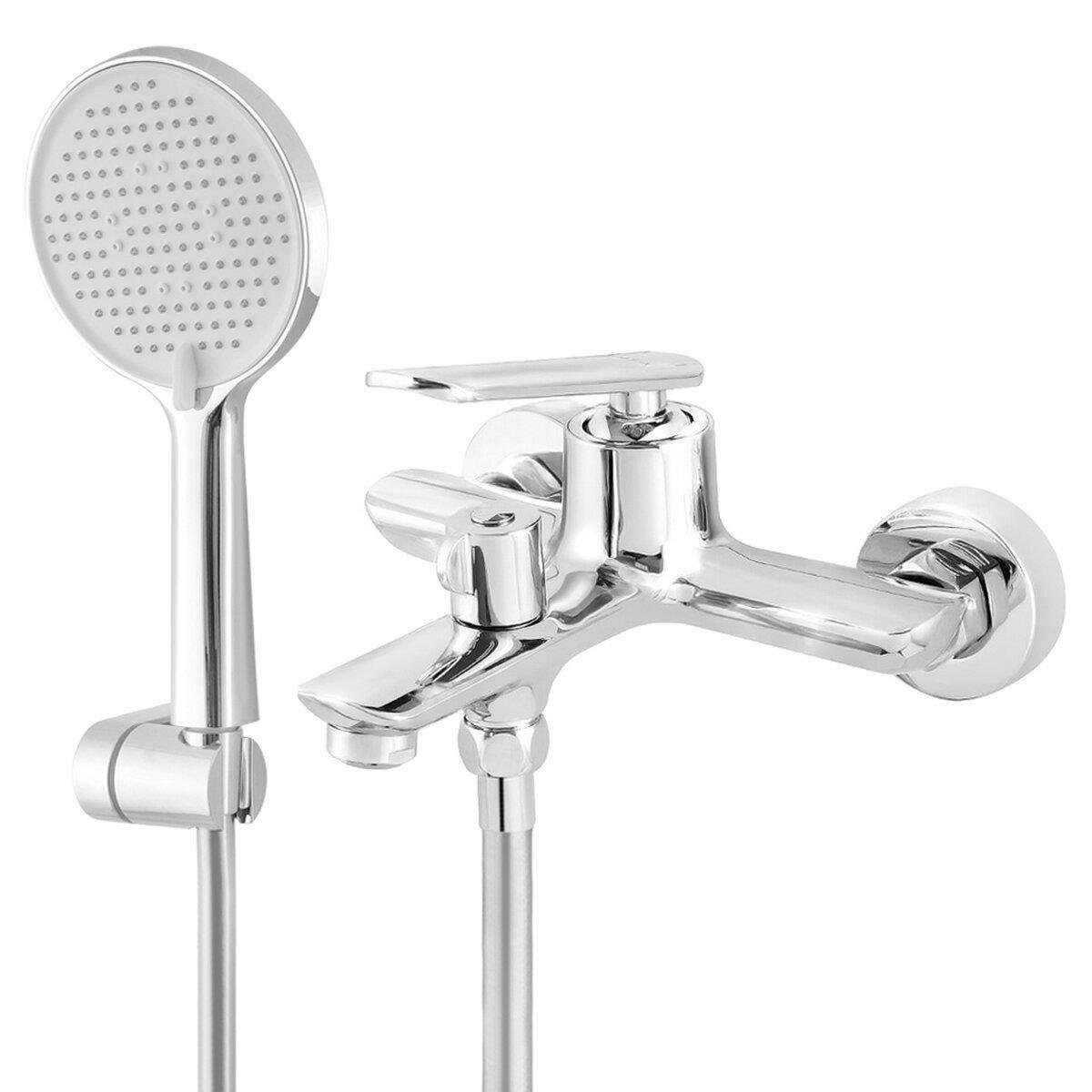 Змішувач для ванни Venta BSP307LC з лійкою для душу Хром (SW-102381)