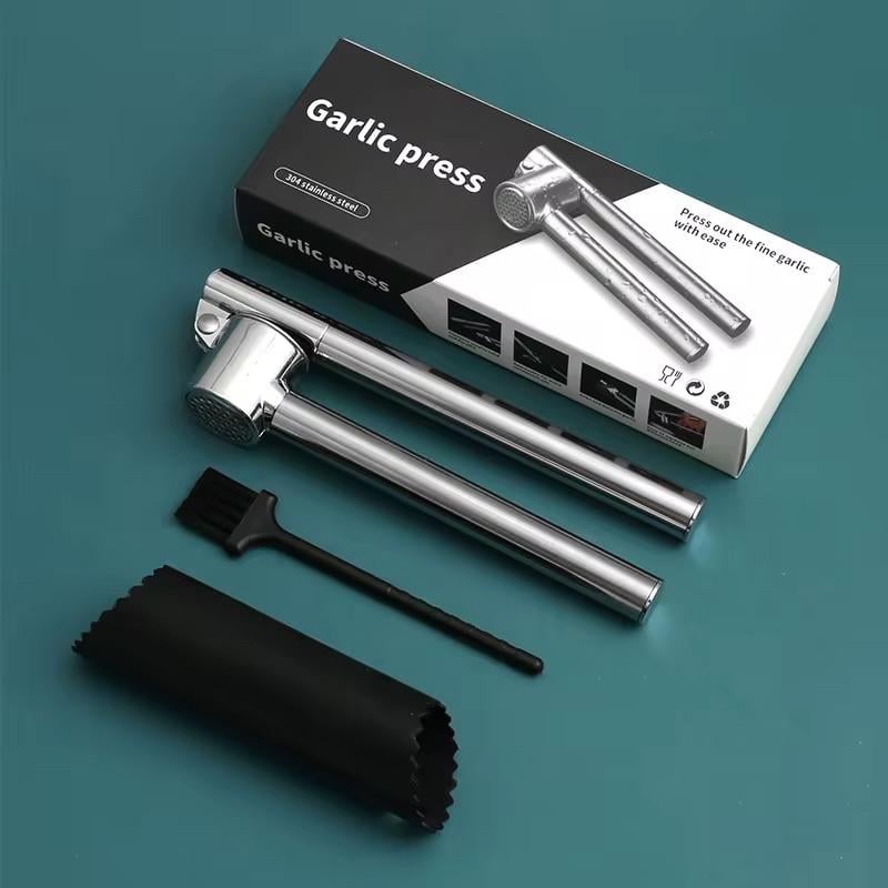 Перс для чеснока 18 см Серебристый