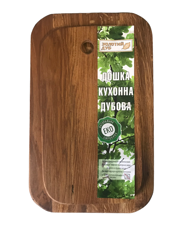 Комплект досок кухонных овальных 40x25/35x20 см 2 шт. Дуб