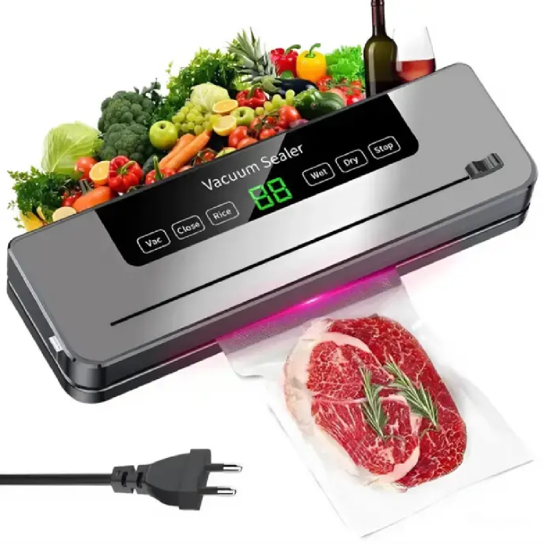 Вакууматор для продуктів кухонний та пакети для вакуумування харчові 120 Вт - фото 2 Вакууматор для продуктів кухонний та пакети для вакуумування харчові 120 Вт - фото 2