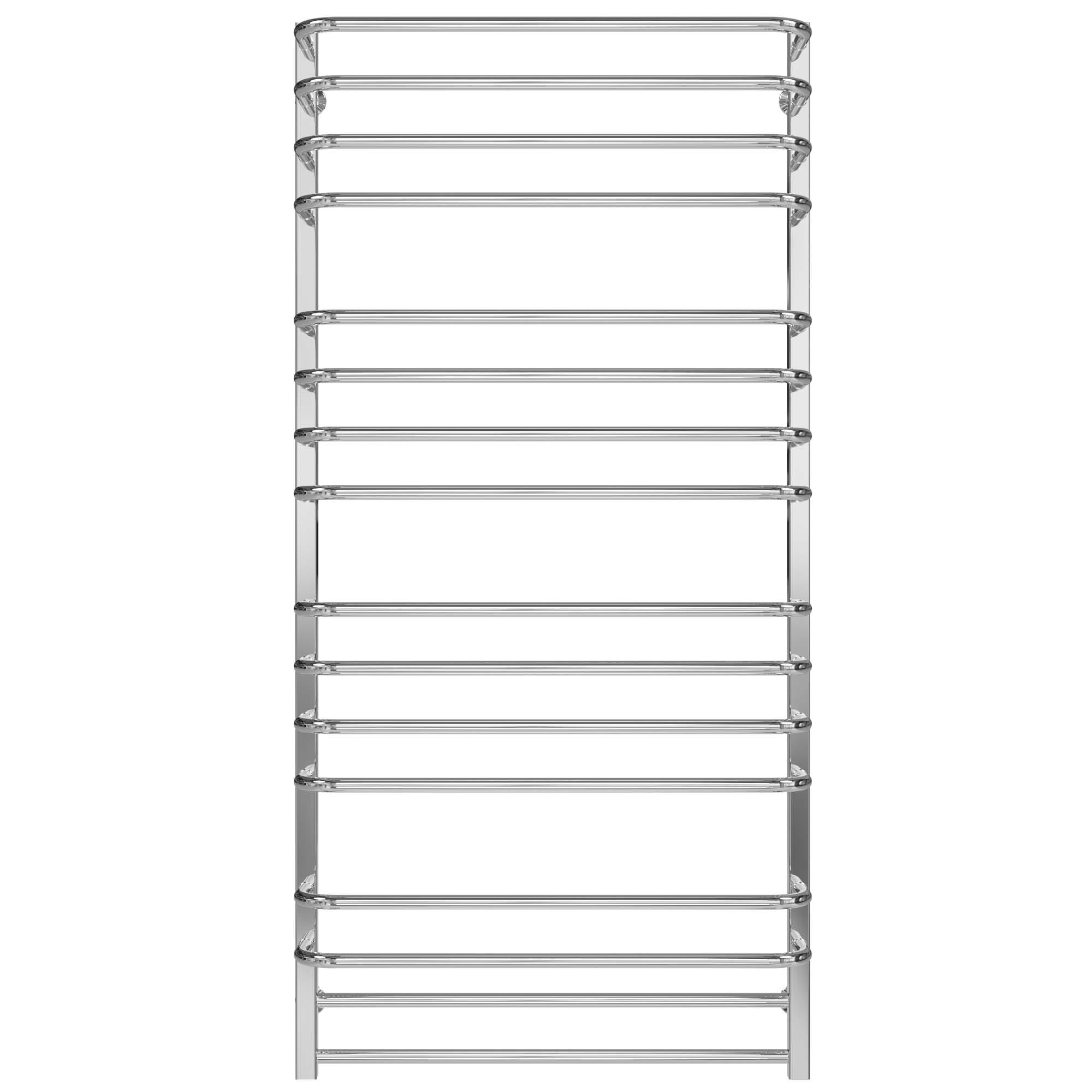 Полотенцесушитель водяной Deffi Lux П16 нижнее подключение нержавеющая сталь 700х1500 мм Хром (A.LU.150.70.16.CA)