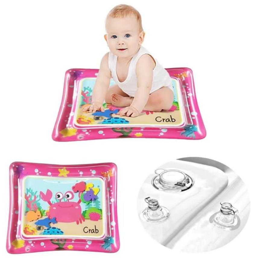 Развивающий игровой коврик для детей BABY Water Play Mat Краб водный надувной 69х50 см Розовый (1000-38823) - фото 6 Развивающий игровой коврик для детей BABY Water Play Mat Краб водный надувной 69х50 см Розовый (1000-38823) - фото 6