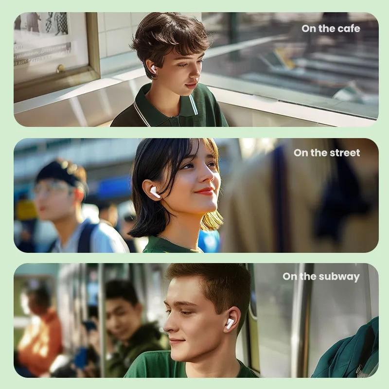 Наушники UGREEN WS207 Hitune Active Noise Cancelling Wireless Earbuds Bluetooth 5.4 White (45110) - фото 11