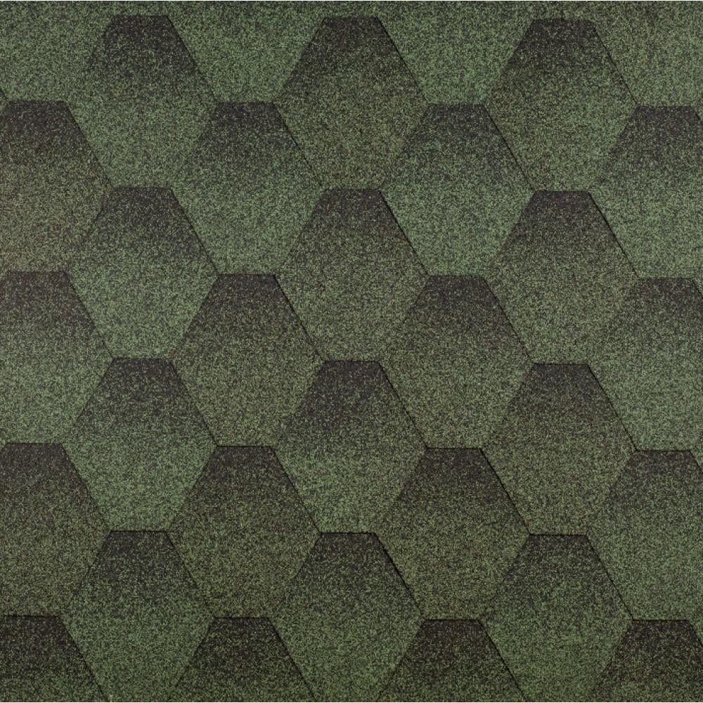 Битумная черепица Aquaizol Мозаика ЭКО 3,0 м2 Зеленый (29636472) - фото 2 Битумная черепица Aquaizol Мозаика ЭКО 3,0 м2 Зеленый (29636472) - фото 2