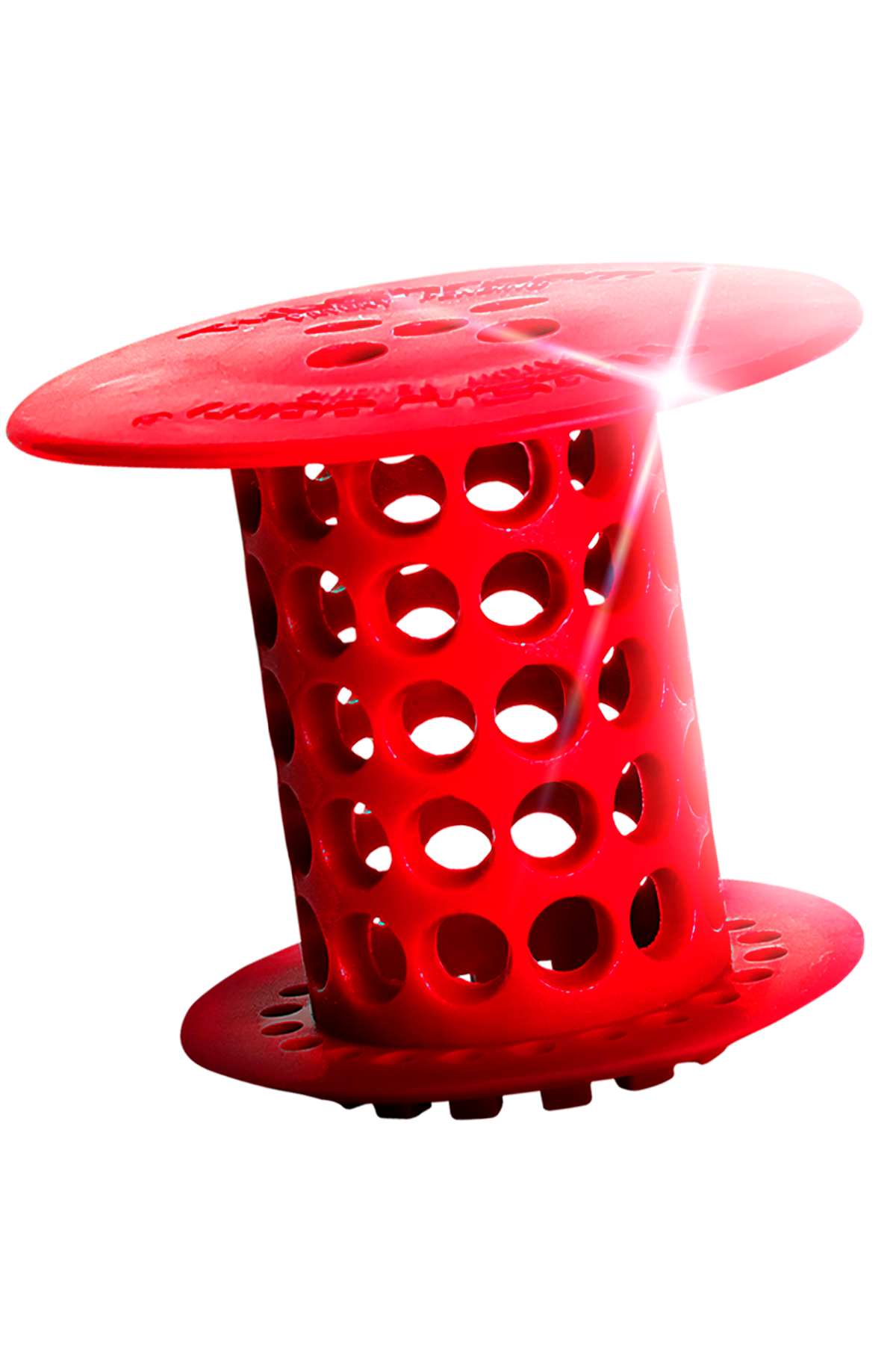 Пробка-фільтр силіконова для зливу BRS від волосся та сміття Red (23572047)