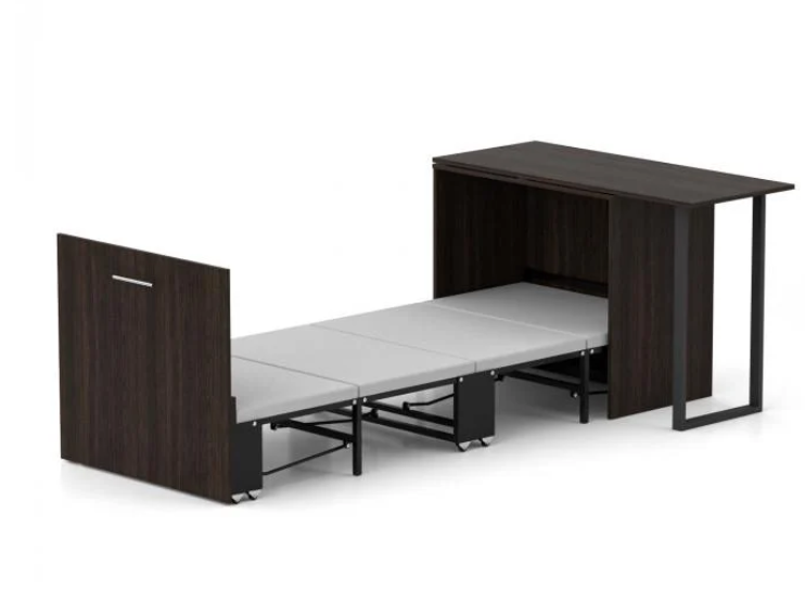 Кровать-трансформер/письменный стол/комод Knap Knap Sirim-D 3в1 121х216х77,8 см Венге