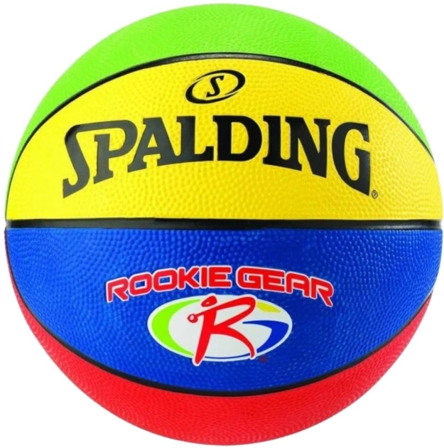 М'яч баскетбольний Spalding Rookie Gear Multi Color р. 5 Різнокольоровий (84395Z 5)