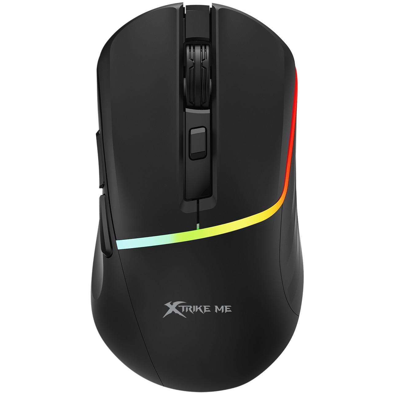 Компьютерная мышка игровая Xtrike ME GM-322 RGB 7200 dpi 6 кнопок Черный (36260841)