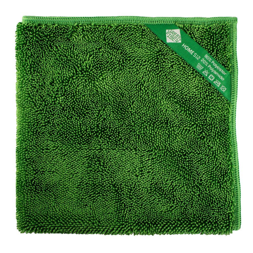 Салфетка GreenWay Green Fiber Home S12 Файбер Твист Green (08056)