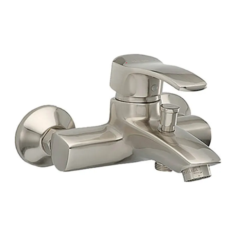 Смеситель для ванны Haiba Focus 009 из латуни Стальной (HB0122)