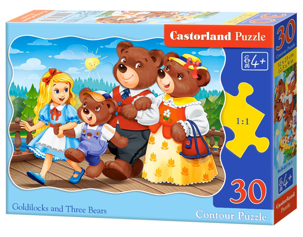 Пазли Castorland «Три ведмеді» 32x23 см 30 деталей