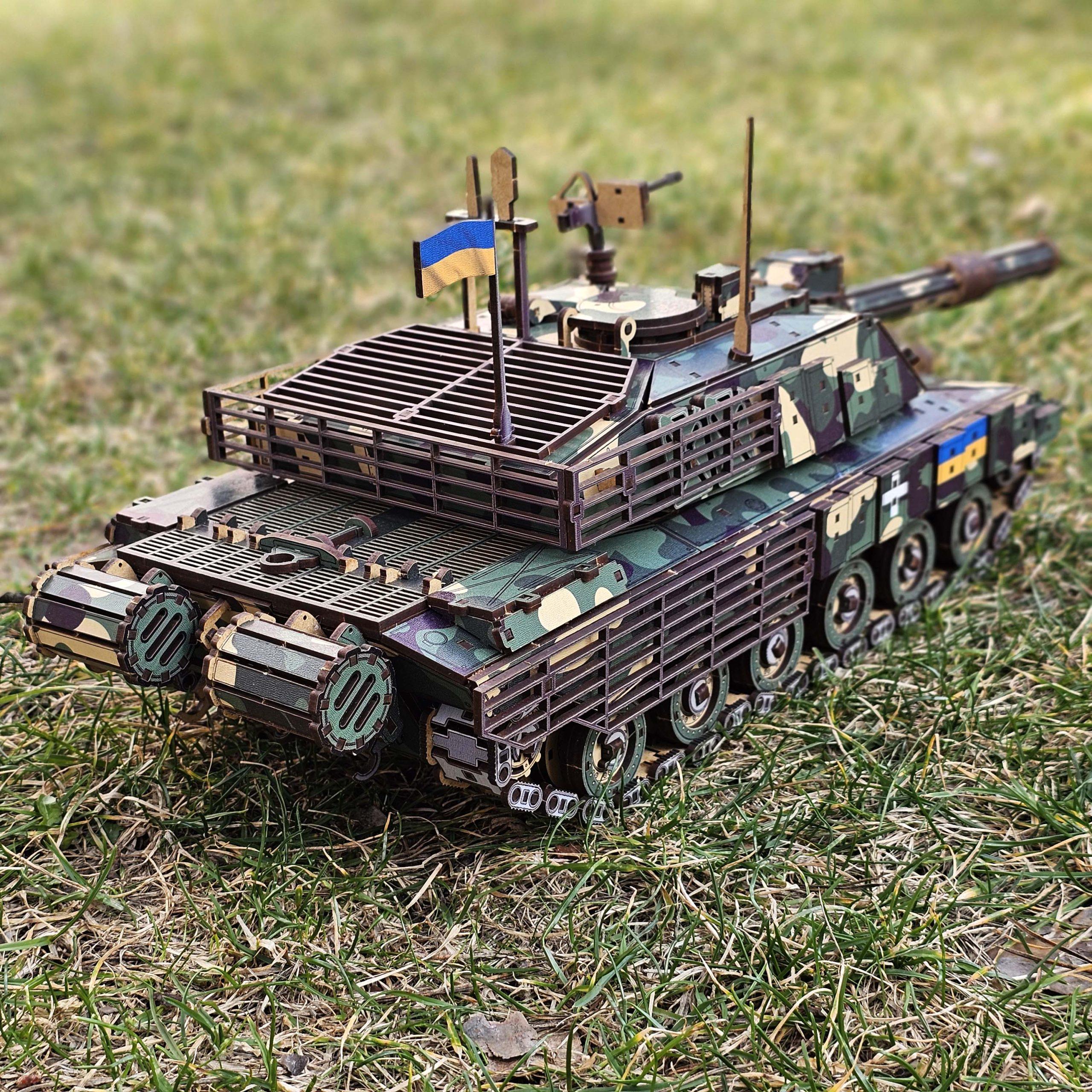 Конструктор дерев'яний THEGRAVIX Танк CHALLENGER 2 (28150833) - фото 4 Конструктор дерев'яний THEGRAVIX Танк CHALLENGER 2 (28150833) - фото 4