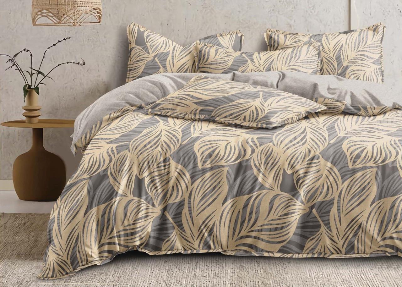 Постельное белье Viluta ранфорс с простынью на резинке 24306 двуспальное 160x200 см (23658)