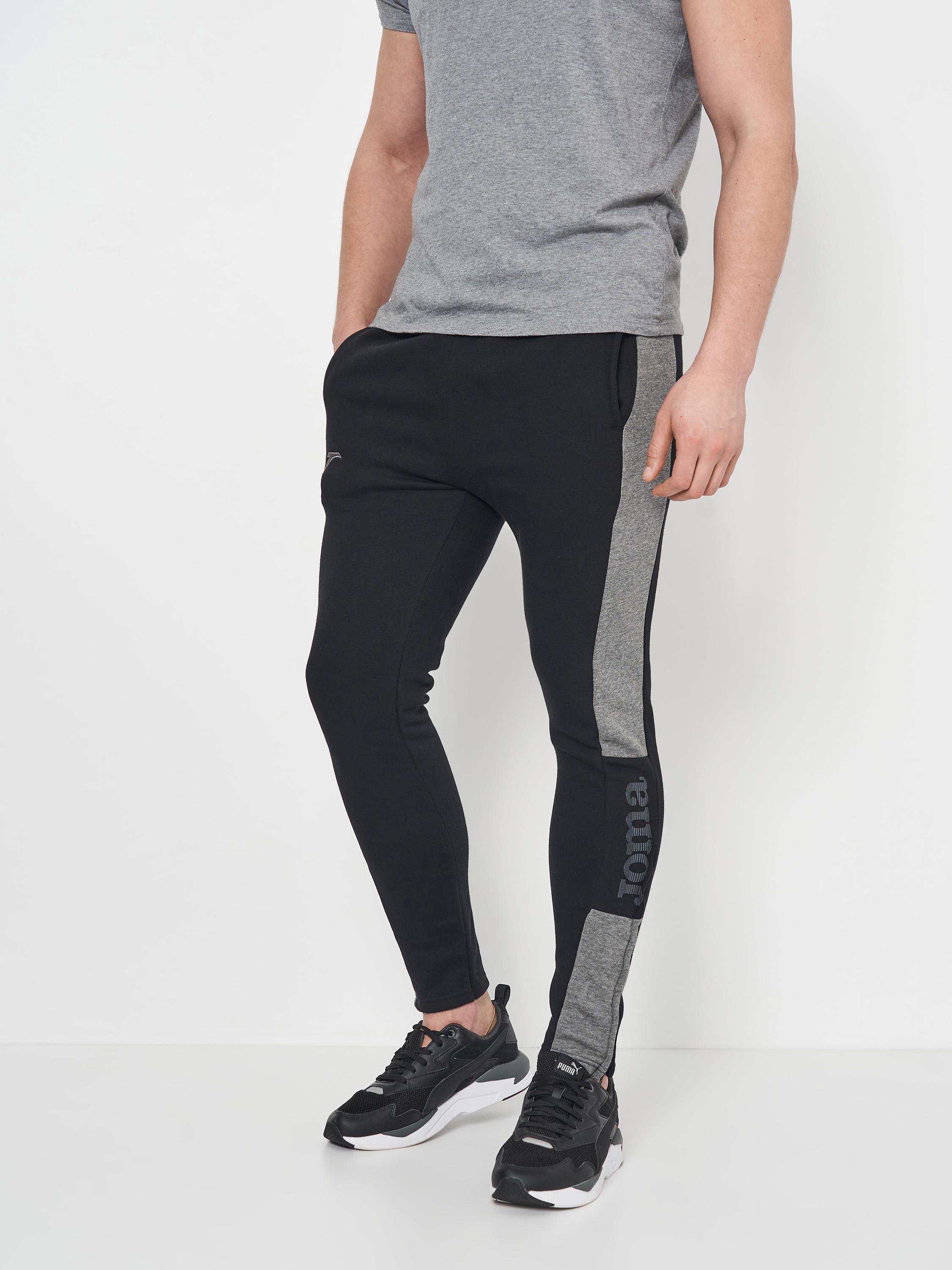 Штаны Joma 102038.111 Street Long Pants 2XL Black Melange/Gray (8424309421014)