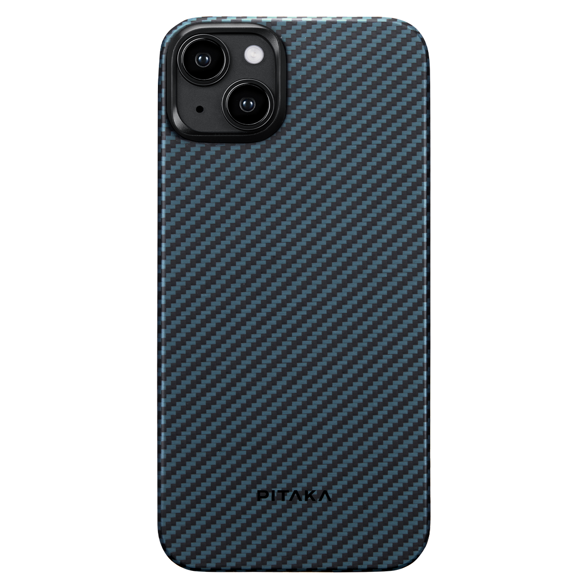 Чохол накладка Pitaka MagEZ Case 4 Twill 1500D for iPhone 15 Black/Blue (KI1508)