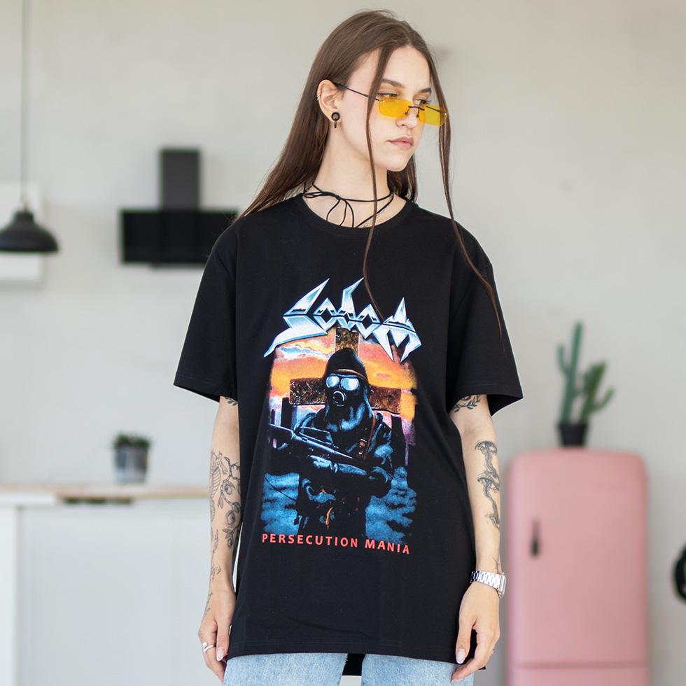 Футболка унисекс Sodom Persecution Mania S Черный (00000002207)